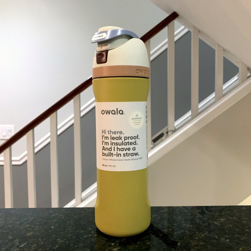 Magnolia Hearth & and Hand x Owala - Free Sip 24oz Water Bottle - Honeycomb NEW